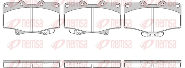 Brake Pad Set, disc brake 0429.14