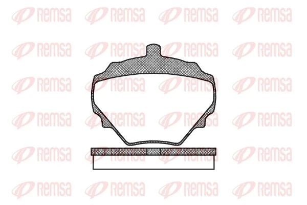 Brake Pad Set, disc brake 0052.10