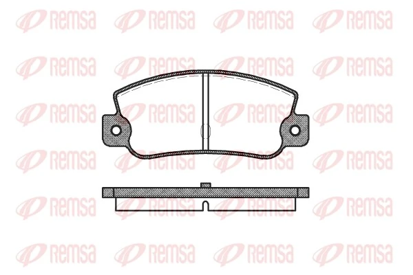 Brake Pad Set, disc brake 0025.30