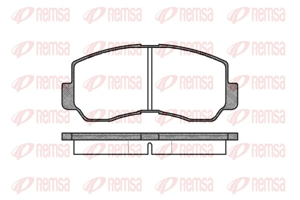 Brake Pad Set, disc brake 0094.40