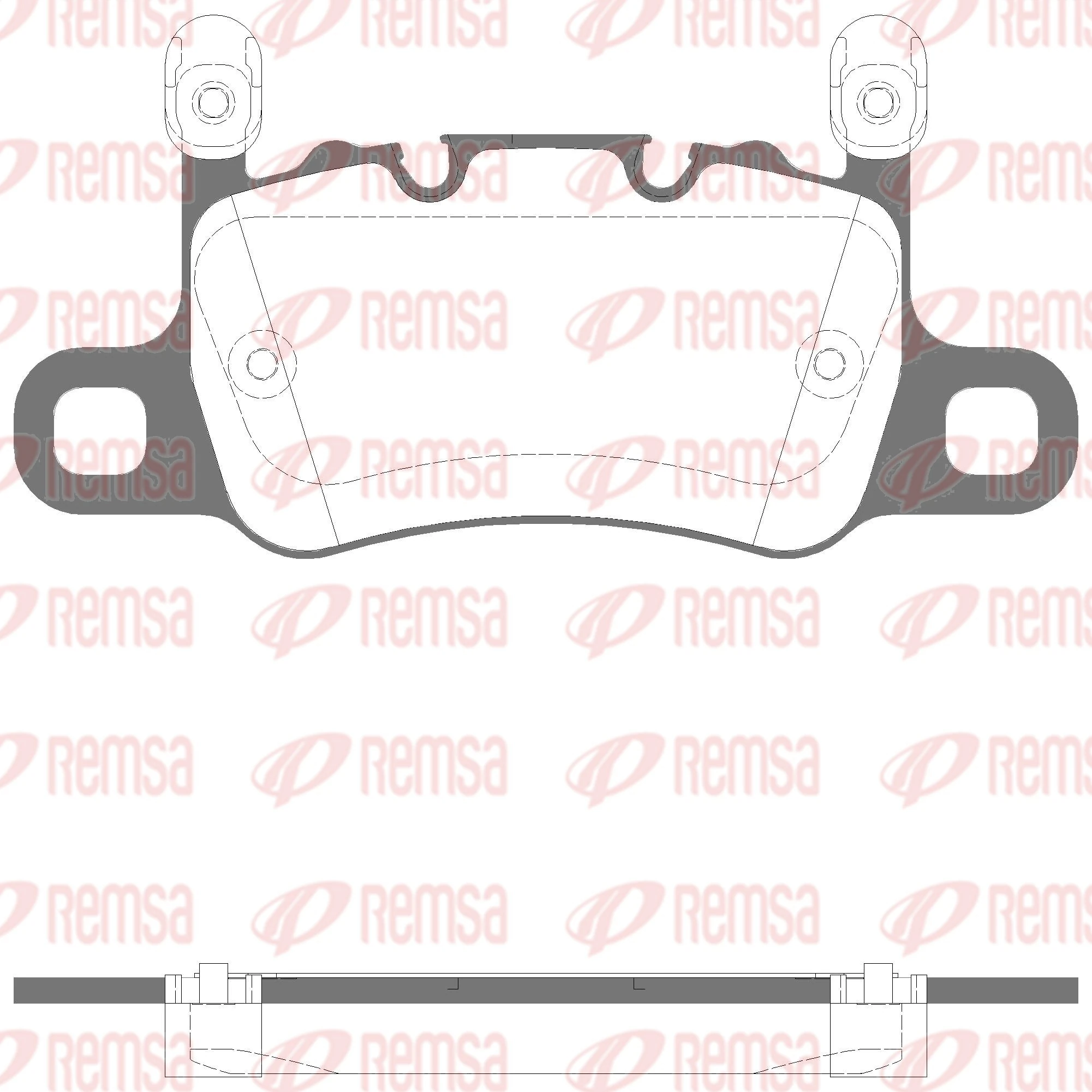 Brake Pad Set, disc brake 1598.30