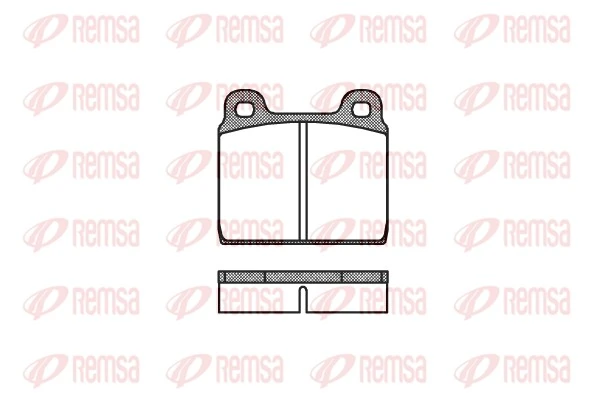 Brake Pad Set, disc brake 0002.20