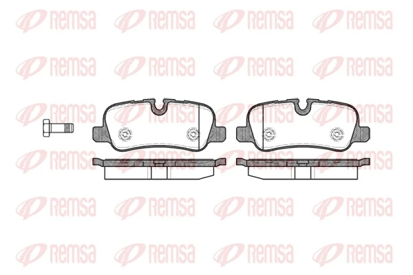 Brake Pad Set, disc brake 1159.00