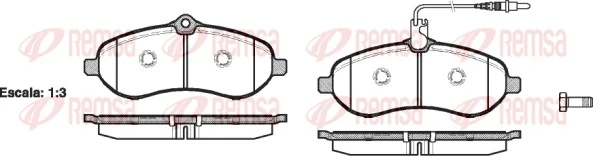 Brake Pad Set, disc brake 1292.01