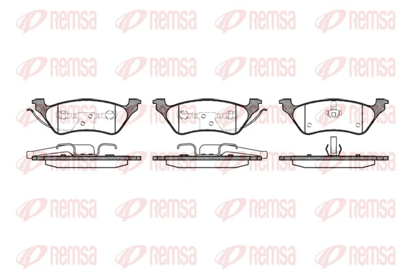 Brake Pad Set, disc brake 0811.00