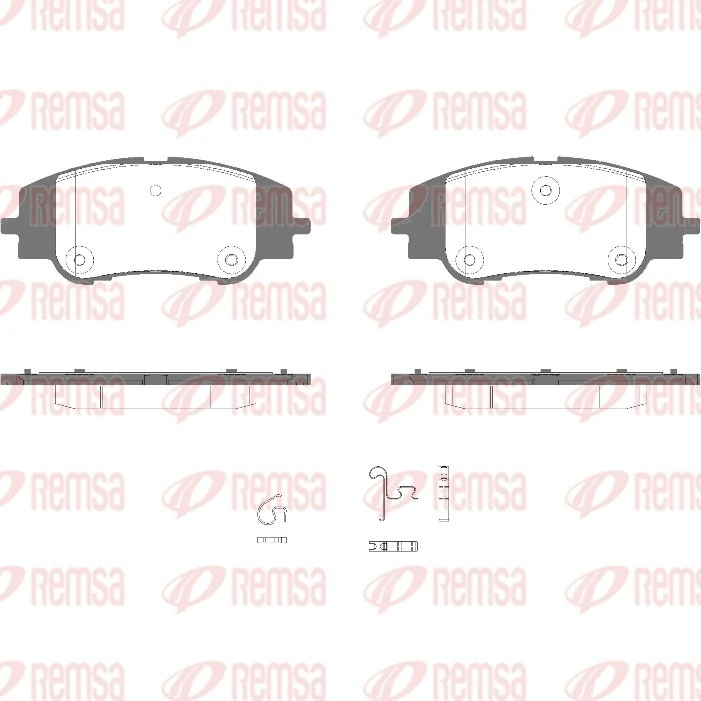 Brake Pad Set, disc brake 1994.00