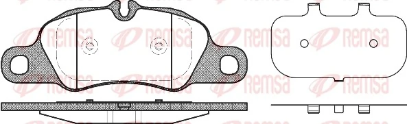 Brake Pad Set, disc brake 1366.00