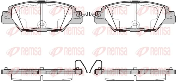 Brake Pad Set, disc brake 1677.00