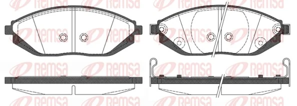 Brake Pad Set, disc brake 1472.02