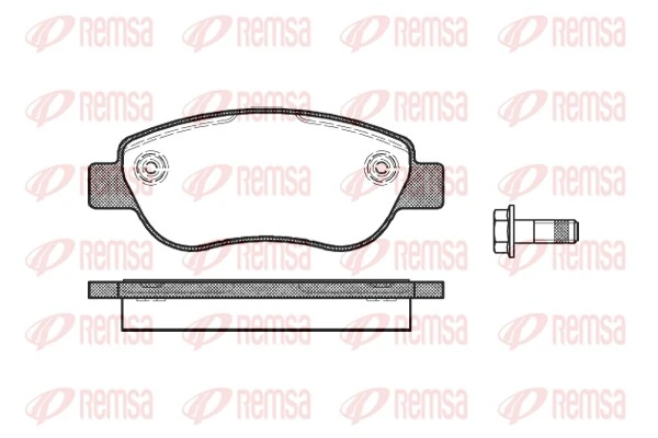 Brake Pad Set, disc brake 1069.00