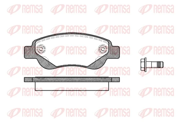 Brake Pad Set, disc brake 1177.00