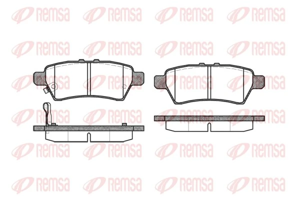 Brake Pad Set, disc brake 1188.01
