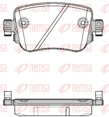 Brake Pad Set, disc brake 1549.08