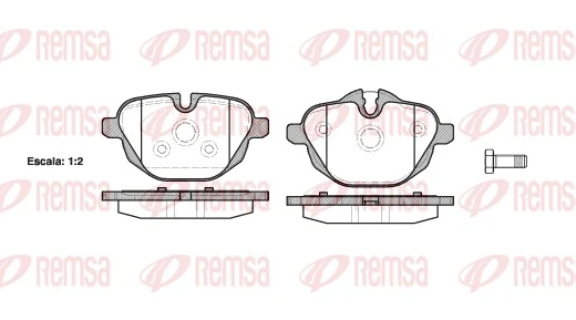 Brake Pad Set, disc brake 1421.00