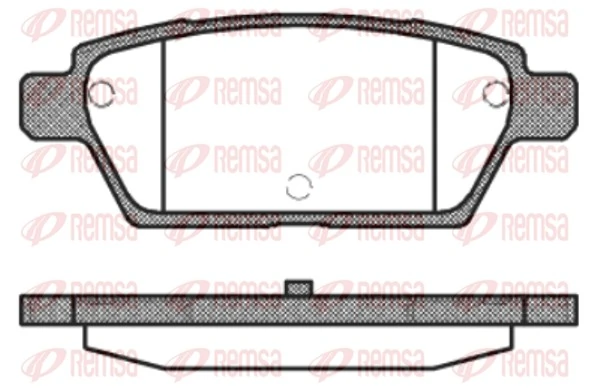 Brake Pad Set, disc brake 1195.10