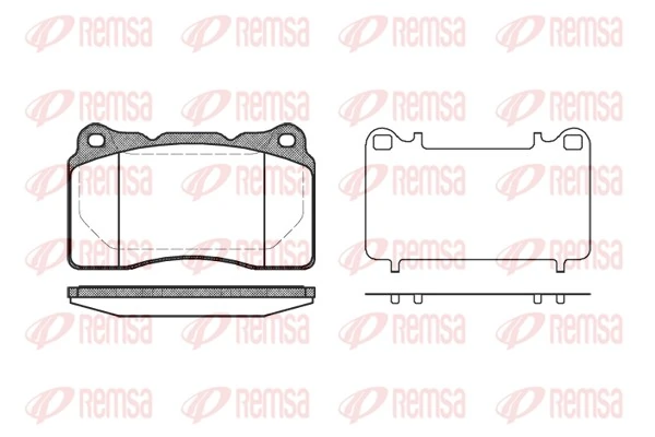 Brake Pad Set, disc brake 0666.10