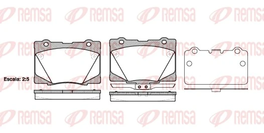 Brake Pad Set, disc brake 1422.02