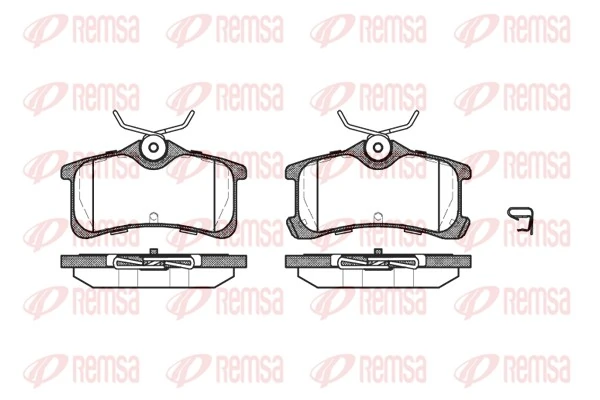 Brake Pad Set, disc brake 1050.02