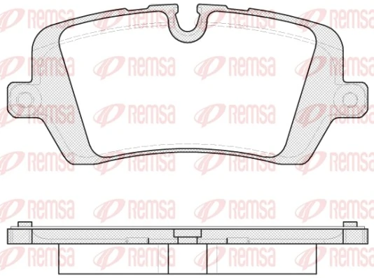 Brake Pad Set, disc brake 1541.00