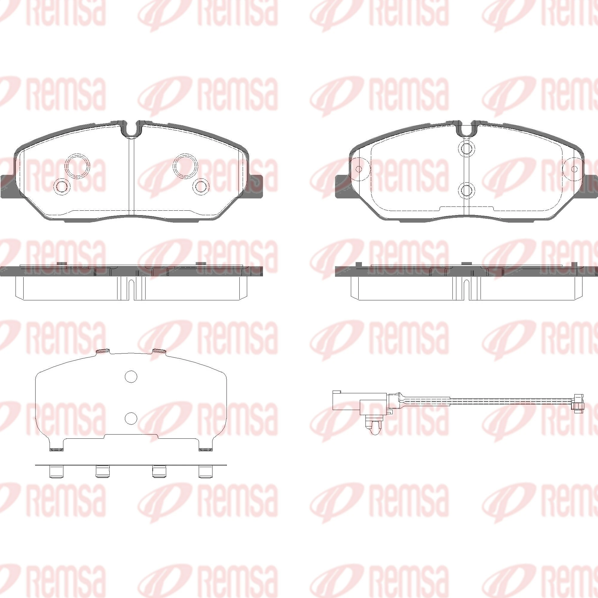 Brake Pad Set, disc brake 1226.52