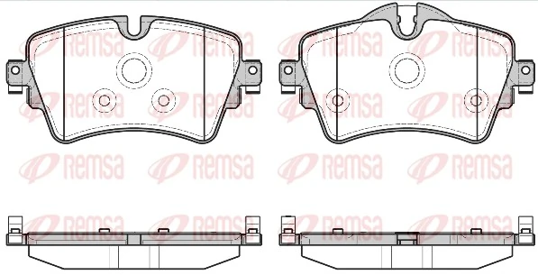 Brake Pad Set, disc brake 1599.08