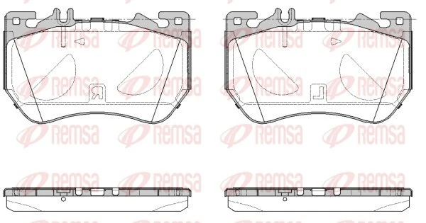 Brake Pad Set, disc brake 1971.00