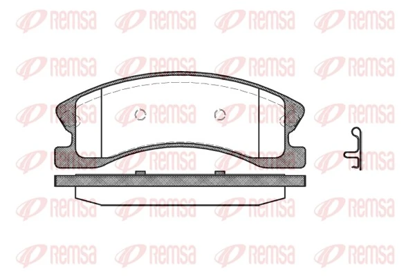 Brake Pad Set, disc brake 0973.02