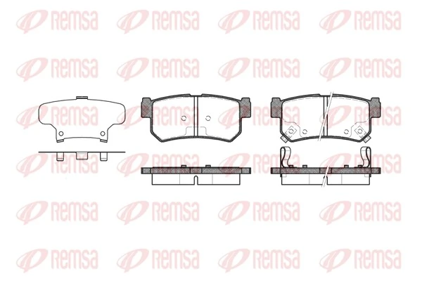 Brake Pad Set, disc brake 0746.62