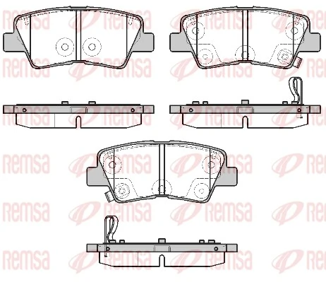Brake Pad Set, disc brake 1807.02