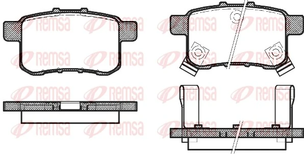 Brake Pad Set, disc brake 1332.02