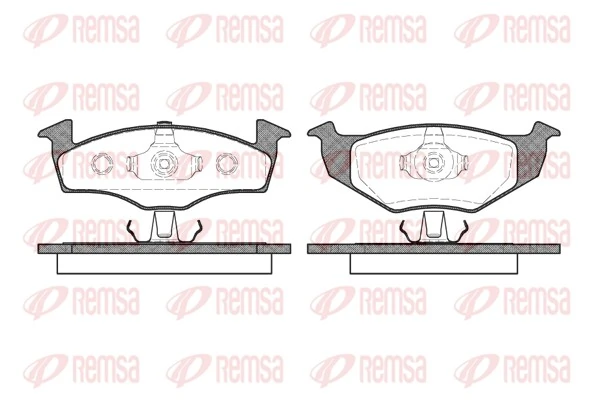 Brake Pad Set, disc brake 0609.10