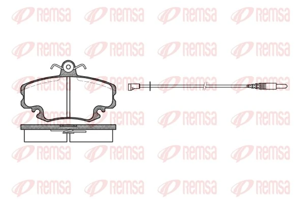 Brake Pad Set, disc brake 0141.32