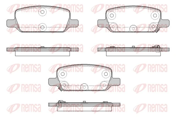 Brake Pad Set, disc brake 1917.02