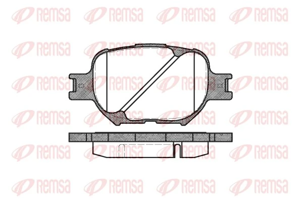 Brake Pad Set, disc brake 0742.00