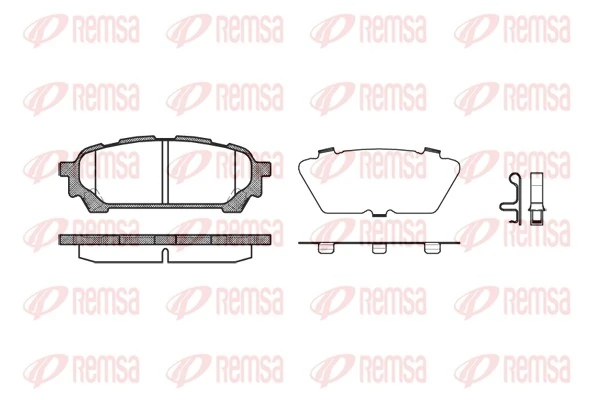 Brake Pad Set, disc brake 1176.01