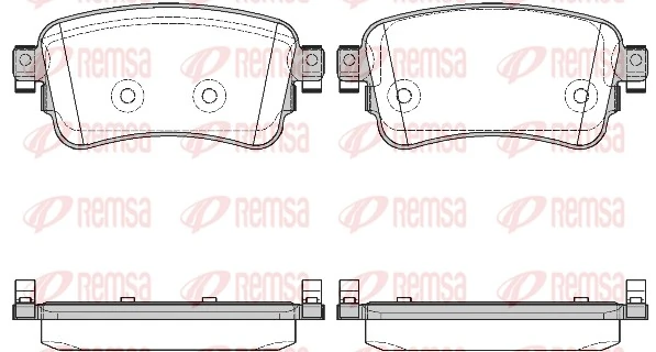 Brake Pad Set, disc brake 1720.00
