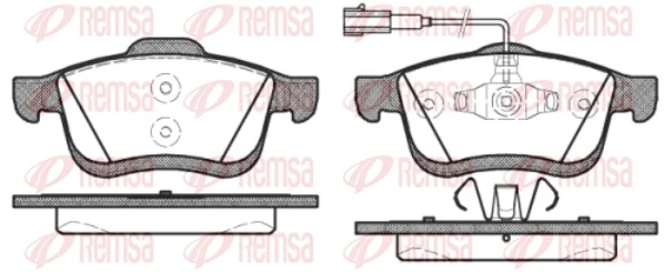 Brake Pad Set, disc brake 1183.22