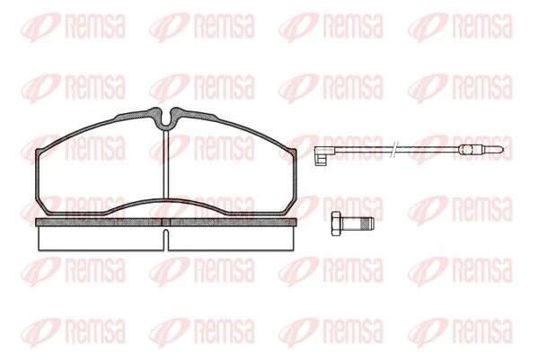 Brake Pad Set, disc brake 0651.12