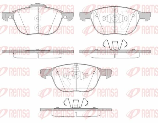 Brake Pad Set, disc brake 1082.15