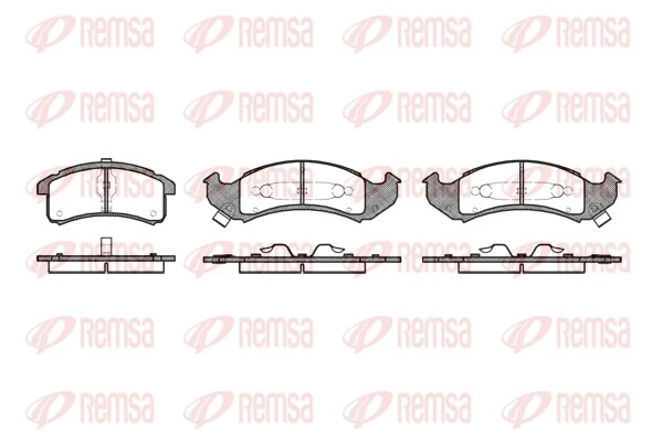 Brake Pad Set, disc brake 0537.02