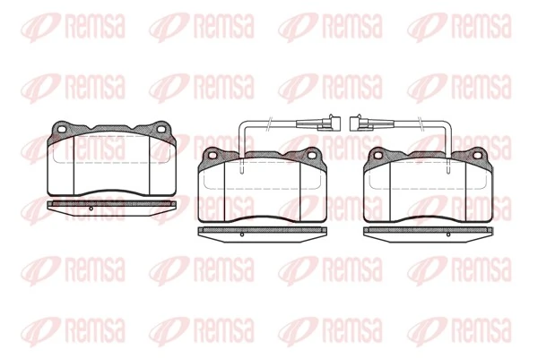 Brake Pad Set, disc brake 0666.02