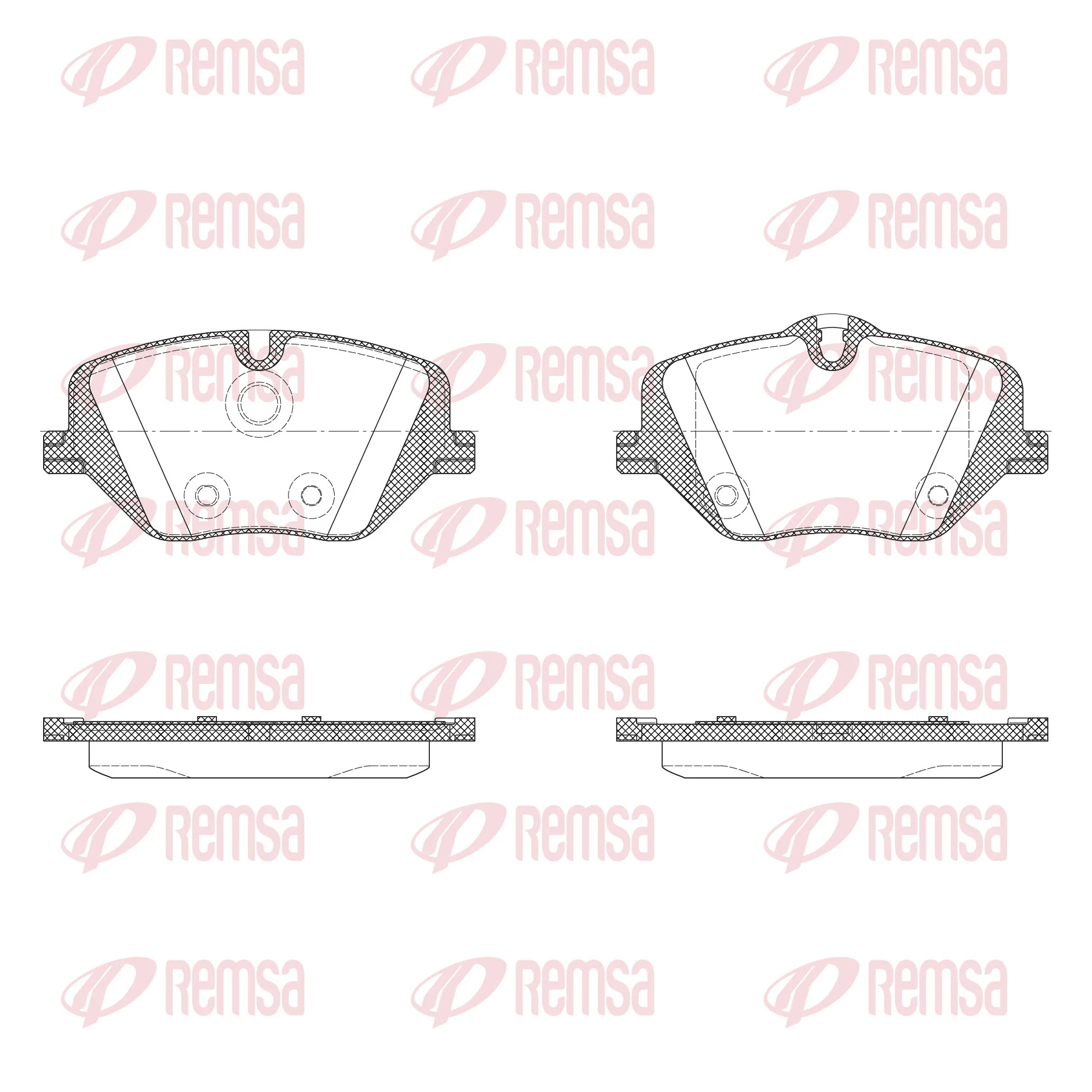 Brake Pad Set, disc brake X2031.00