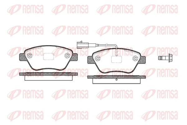 Brake Pad Set, disc brake 0858.11