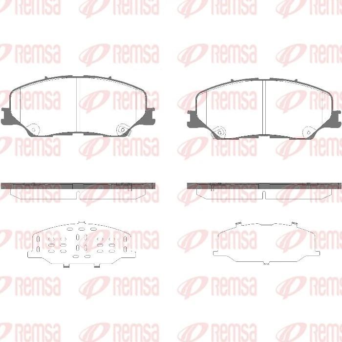 Brake Pad Set, disc brake 1975.04