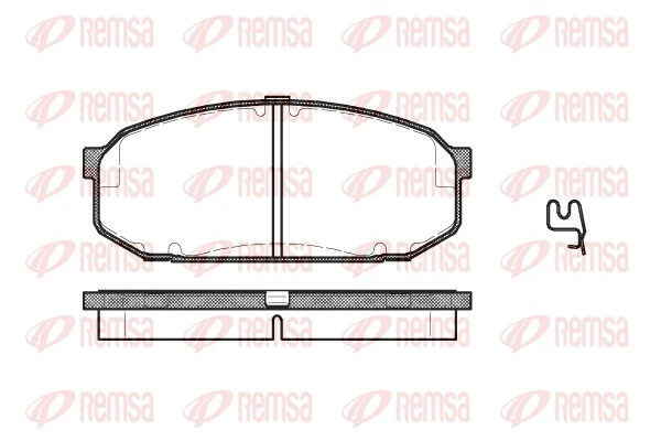 Brake Pad Set, disc brake 0504.02