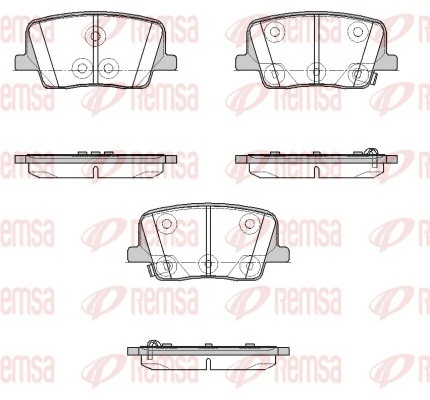 Brake Pad Set, disc brake 1947.02