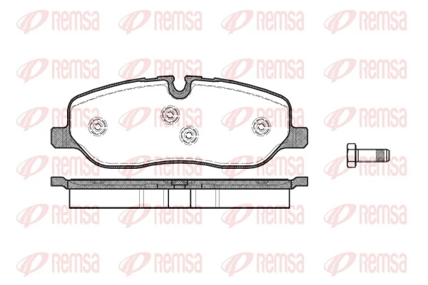 Brake Pad Set, disc brake 1158.00