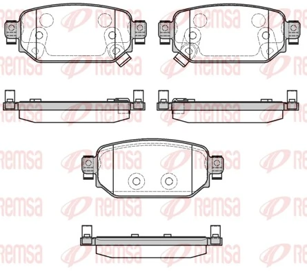 Brake Pad Set, disc brake 1731.02