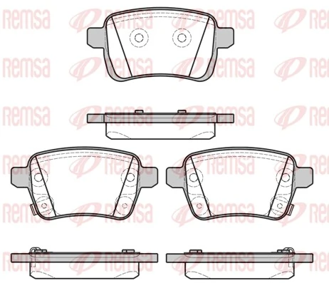 Brake Pad Set, disc brake 1450.22