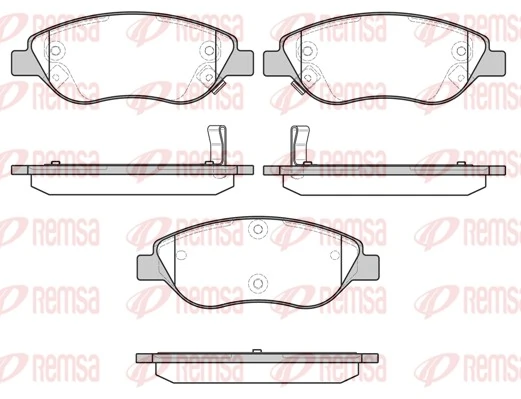 Brake Pad Set, disc brake 0860.12